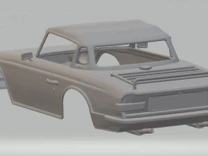 triumph tr6 printable body car 3D Print Model