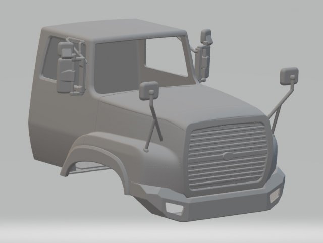 lta 9000 printable cabin truck Modelo de impresión 3D .c4d .max .obj .3ds .fbx .stl .blend 