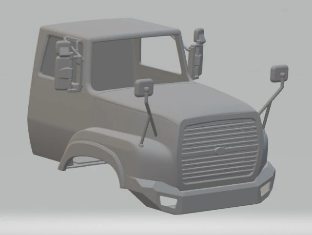 lta 9000 printable cabin truck 3D Print Model .c4d .max .obj .3ds .fbx .stl .blend 