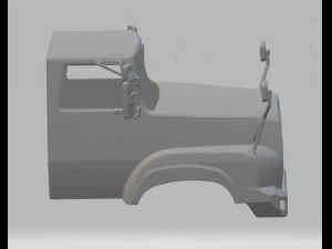 lta 9000 printable cabin truck 3D Print Model