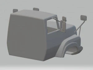 lta 9000 printable cabin truck 3D Print Model