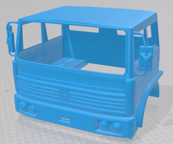 Renault G290 Printable Cabin Truck 3D Print Model .c4d .max .obj .3ds .fbx .stl .blend 
