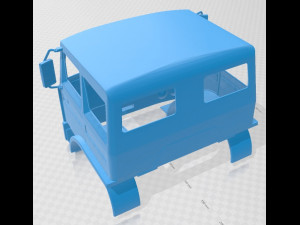 Renault G290 Printable Cabin Truck 3D Print Model