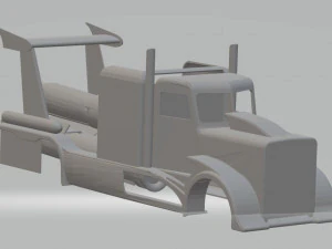 caminh&atilde;o a jato shockwave para imprimir Modelo de Impressão 3D