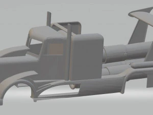 shockwave jet truck printable 3D Print Model