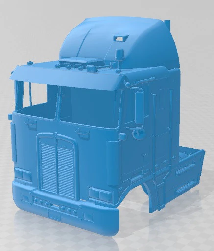 Kenworth k100 printable body cab 3D Print Model .c4d .max .obj .3ds .fbx .stl .blend 