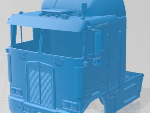 Kenworth k100 printable body cab 3D Print Model