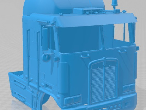 Kenworth k100 printable body cab 3D-printmodel