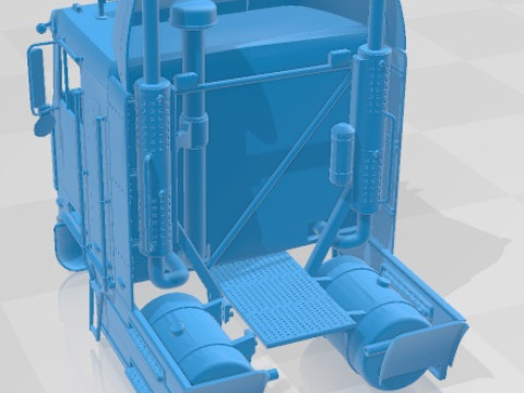 Kenworth k100 printable body cab 3D-printmodel