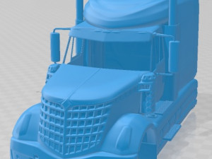 International Lonestar 2015 Printable Cabin Truck 3Dプリントモデル