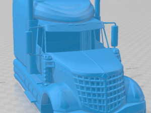 International Lonestar 2015 Printable Cabin Truck 3D 打印模型