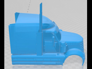International Lonestar 2015 Printable Cabin Truck 3D 打印模型