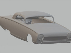 turbine 1963 printable body car Modelo de impresión 3D