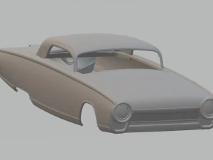 turbine 1963 printable body car 3D Print Model