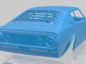datsun 240 gt 1972 printable body car 3Dプリントモデル