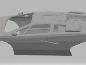 lamborghini countach printable body car 3D Принт Модель