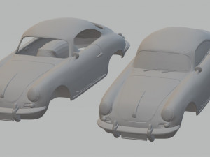 porsche 356 c printable car 3D Print Model