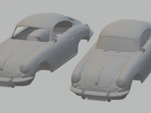 porsche 356 c printable car 3D Print Model
