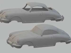 porsche 356 c printable car 3D Print Model