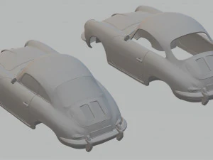 porsche 356 c printable car 3D Print Model