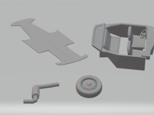 porsche 356 c printable car 3D Print Model