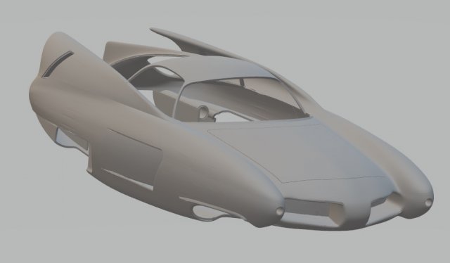 alfa romeo bat 7 printable body car 3D Print Model .c4d .max .obj .3ds .fbx .stl .blend 