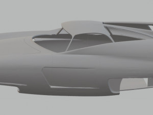 alfa romeo bat 7 printable body car 3D Print Model