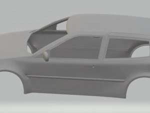 honda civic 1992 printable body car 3D Print Model