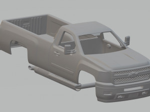 silverado 2011 printable body truck 3D Print Model