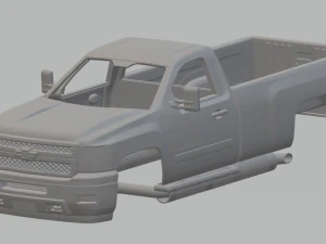 silverado 2011 printable body truck 3D Print Model