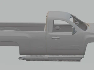 silverado 2011 printable body truck 3D Print Model