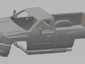 silverado 2011 printable body truck 3D Print Model