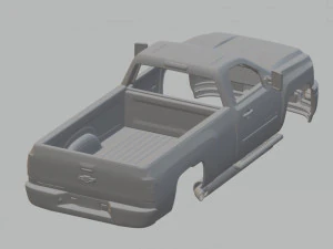 silverado 2011 printable body truck 3D Print Model