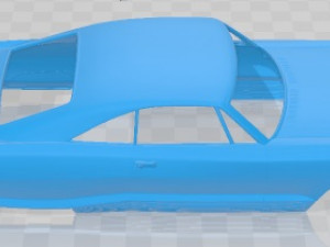 Pontiac Bonneville Hardtop 2 Doors 1966 Printable Body Car 3D Print Model