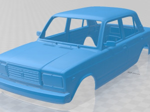 lada 2107 printable body car 3D Print Model