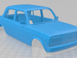 lada 2107 printable body car 3D Print Model