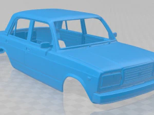 lada 2107 printable body car 3D Print Model