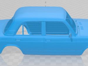 lada 2107 printable body car 3D Print Model