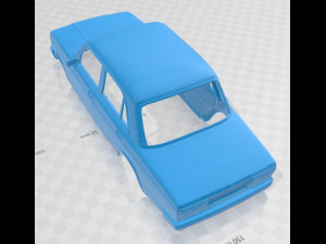 lada 2107 printable body car 3D Print Model