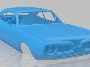 coronet hardtop coupe 1970 printable body car 3D Print Model