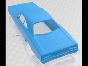 coronet hardtop coupe 1970 printable body car 3D 프린트 모델