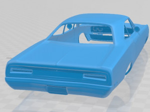 coronet hardtop coupe 1970 printable body car 3D 프린트 모델