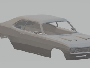 dodge demon 1971 printable body car 3D Print Model