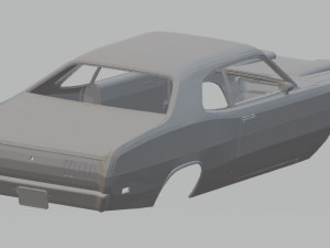 dodge demon 1971 printable body car Model do druku 3D