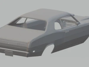 dodge demon 1971 printable body car 3D Print Model