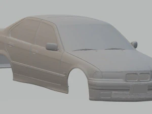320i 可打印车身汽车 3D 打印模型