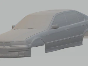 320i printable body car 3D Print Model