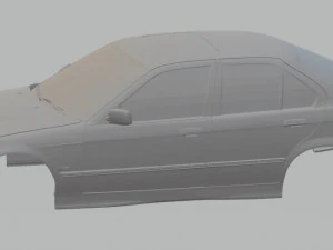 320i printable body car 3D Print Model