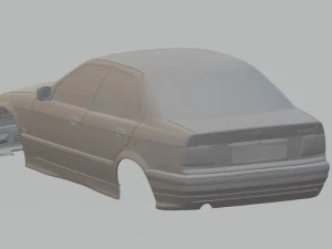 320i printable body car 3D Print Model