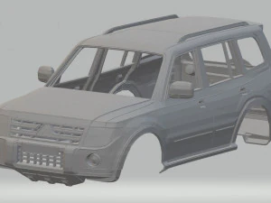 mitsubishi pajero printable body car 3D Print Model